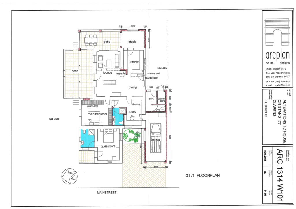 Ou Kliphuis Floorplan